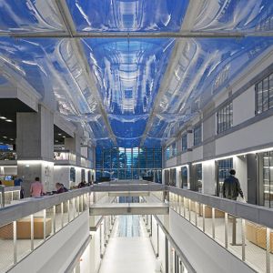 Transparent ETFE cushions